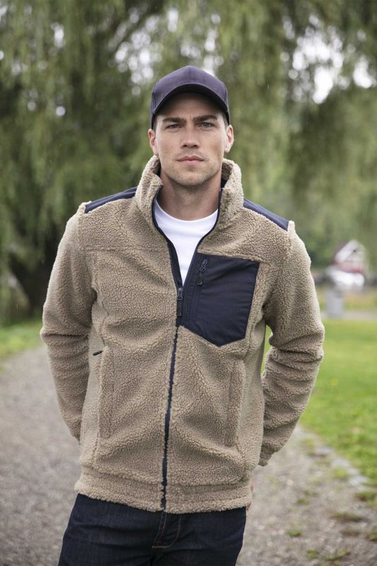 Teddy Fleece Jacket / Beige