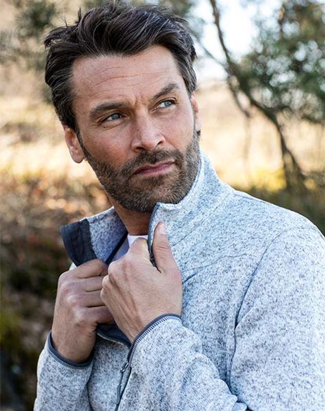 Knitted Fleece Jacket