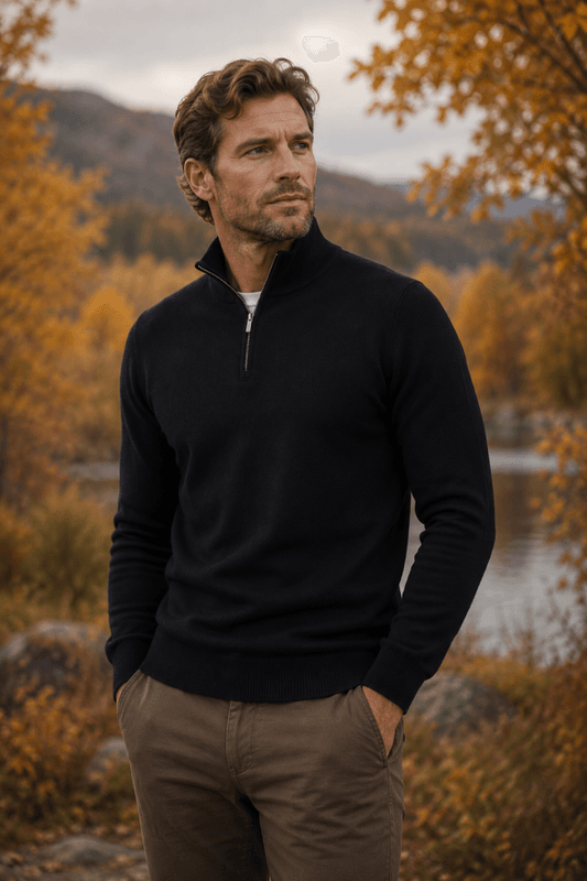 Merino Wool 1/2 ZIP