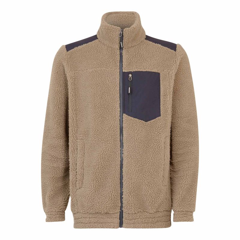 Teddy Fleece Jacket / Beige
