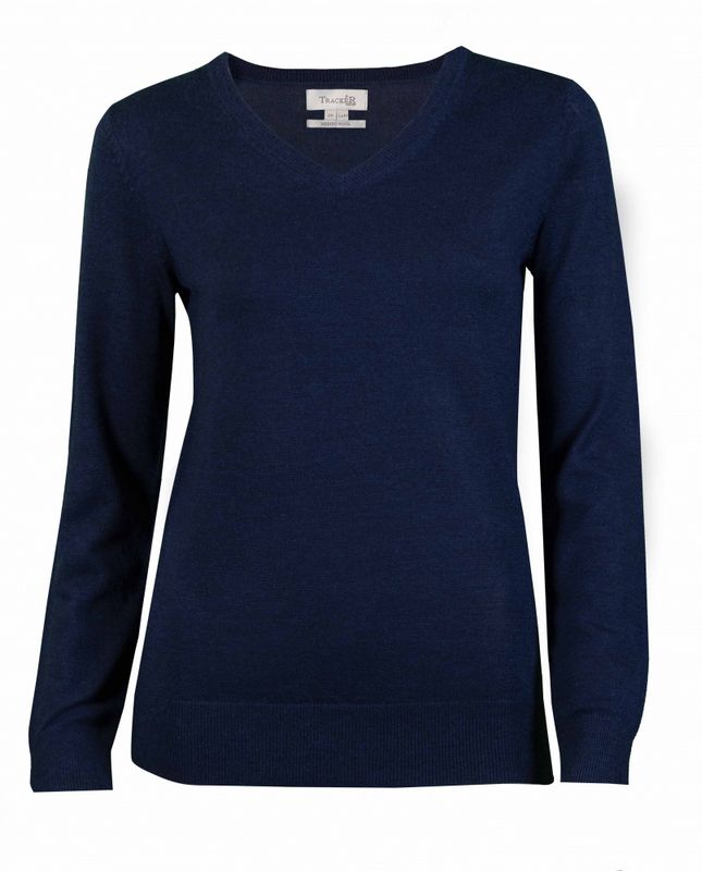 Lady Merino Wool V-Neck